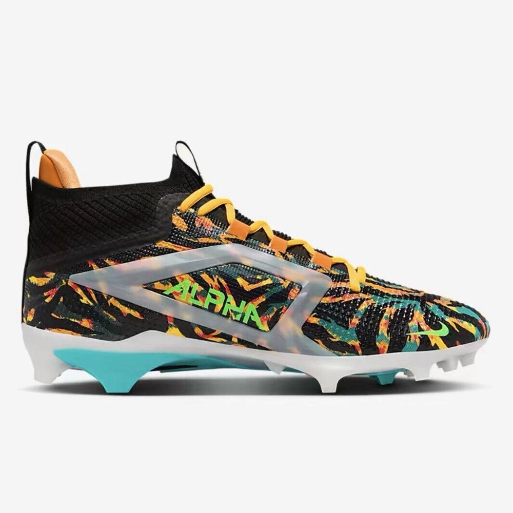 Nike Alpha Menace 4 Elite Cleat 'Travis Kelce' (HF4316-001) Mens Size 12 - Picture 2 of 12